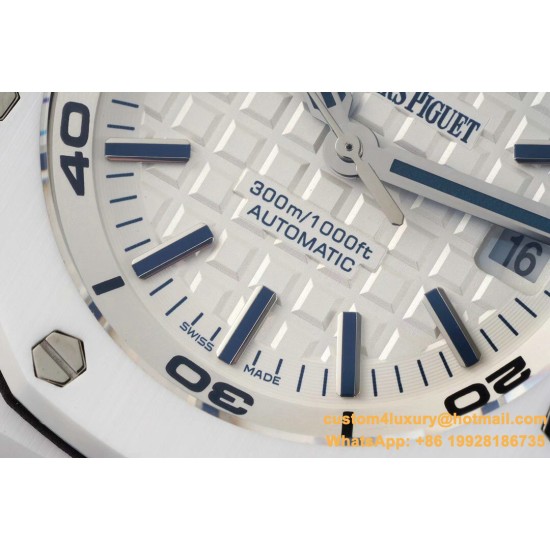 Royal Oak Diver 15707 CER/RU White IPF A3120
