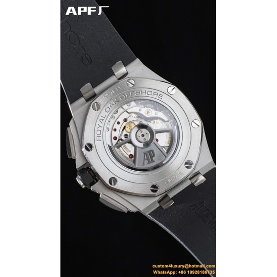 Royal Oak Offshore 44mm SS/RU White/Stk APF A3126