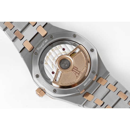 Royal Oak 77350 Ladies 34mm RG/SS White Dial 8F A5800