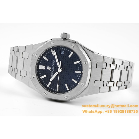 Royal Oak 77350 Ladies 34mm SS/SS Blue Dial 8F A5800