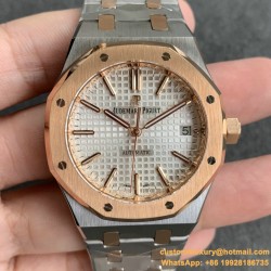Audemars Piguet - Royal Oak Ref.15450 37mm RG/SS White JF A2824 Mod3120