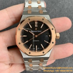 Audemars Piguet - Royal Oak Ref.15450 37mm RG/SS Black JF A2824 Mod3120
