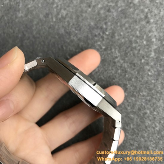 Royal Oak 41mm 15500 SS/SS White/Stk ZF V3 A4302 Super Clone
