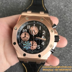 Audemars Piguet- Royal Oak Offshore 2019 42MM Black RG/LE JF 26470OR A3126