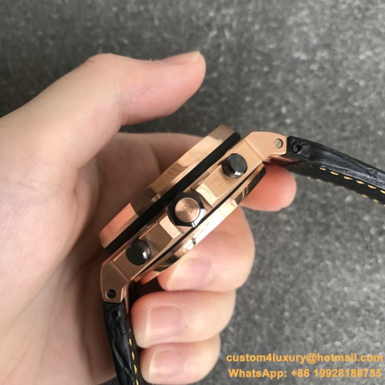 Audemars Piguet- Royal Oak Offshore 2019 42MM Black RG/LE JF 26470OR A3126