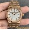 Royal Oak Ladies 33mm RG/RG White JF Swiss Qtz
