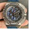 Royal Oak Offshore 44mm Michael Schumacher SS/RU Grey/Blue JF A3126