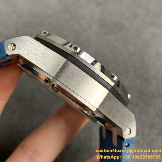 Royal Oak Offshore 44mm Michael Schumacher SS/RU Grey/Blue JF A3126