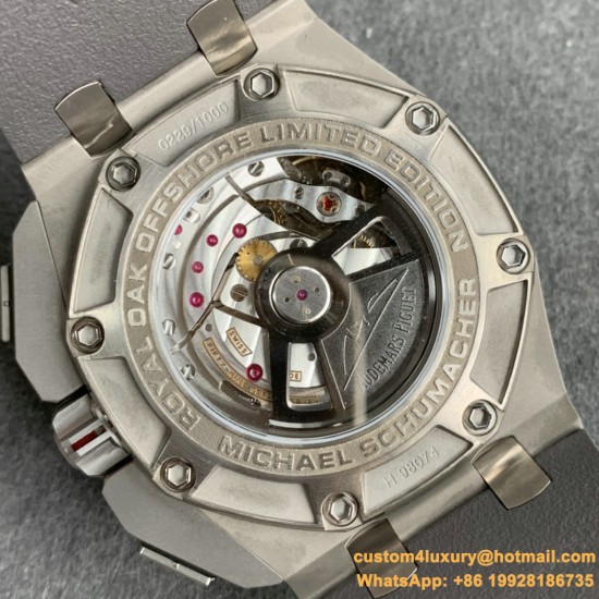 Royal Oak Offshore 44mm Michael Schumacher Ti/RU Grey/Black JF A3126
