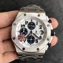 Royal Oak Offshore 26170ST 42mm SS/SS White Dial JF A7750