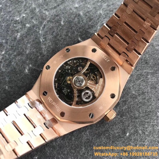 Royal Oak 15407 41mm RG/RG Skeleton Dial JF A3132