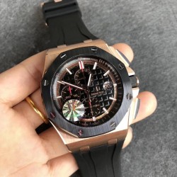 Royal Oak Offshore 26401RO 44mm RG/RU Black Dial JF A7750