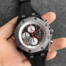 Royal Oak Offshore 26400IO 44mm SS/RU Black/White JF A3126