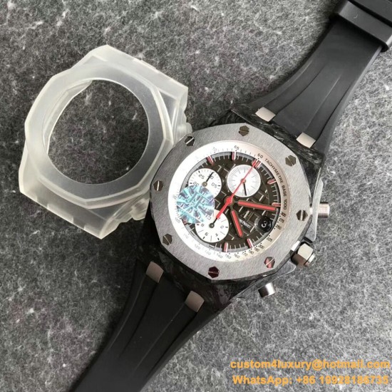 Royal Oak Offshore 26400IO 44mm SS/RU Black/White JF A3126