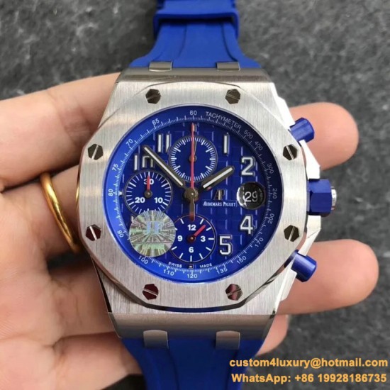 Audemars Piguet - Royal Oak Offshore 2018 SIHH Indigo Blue SS/RU JF A3126