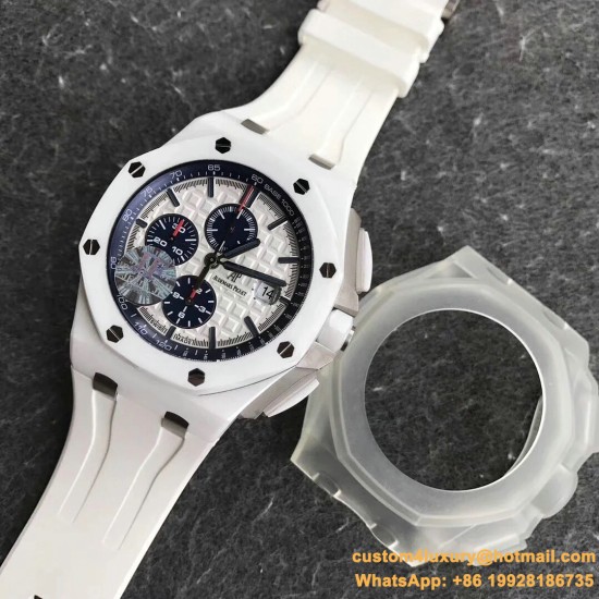 Audemars Piguet - Royal Oak Offshore Chronograph 26402CB White Ceramic JF A3126