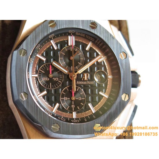 Royal Oak Offshore 44mm RG/RU Black/Black JF A3126