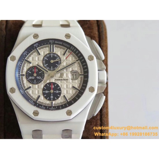 Audemars Piguet - Royal Oak Offshore Chronograph 26402CB White Ceramic JF A3126