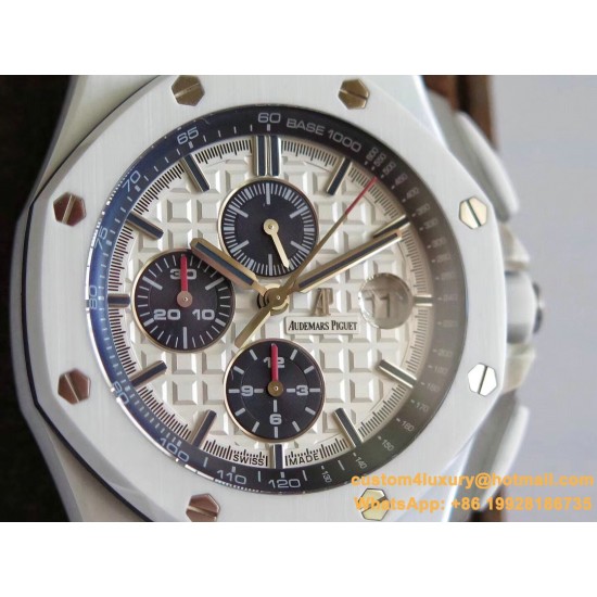 Audemars Piguet - Royal Oak Offshore Chronograph 26402CB White Ceramic JF A3126