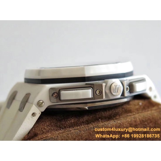 Audemars Piguet - Royal Oak Offshore Chronograph 26402CB White Ceramic JF A3126