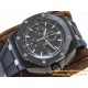 Royal Oak Offshore 26402CE 44mm Cer/RU Black Dial JF A7750