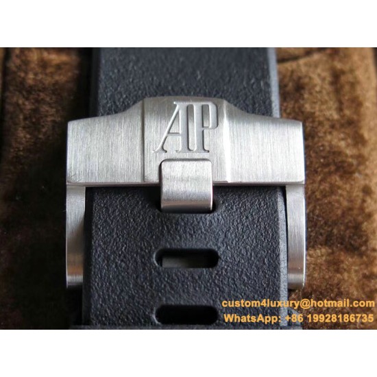 Royal Oak Offshore 26402CE 44mm Cer/RU Black Dial JF A7750