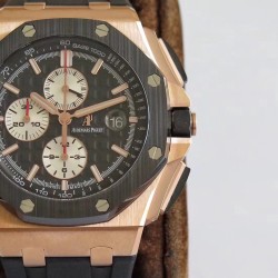Royal Oak Offshore 44mm RG/RU Black/White JF A3126