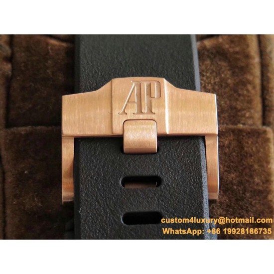 Royal Oak Offshore 44mm RG/RU Black/White JF A3126