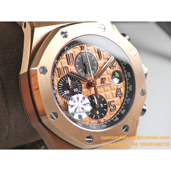 Royal Oak Offshore 26470OR 42mm RG/RG Gold Dial JF A7750