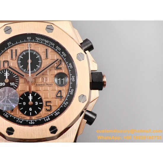 Royal Oak Offshore 26470OR 42mm RG/RG Gold Dial JF A7750