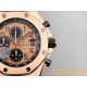 Royal Oak Offshore 26470OR 42mm RG/RG Gold Dial JF A7750
