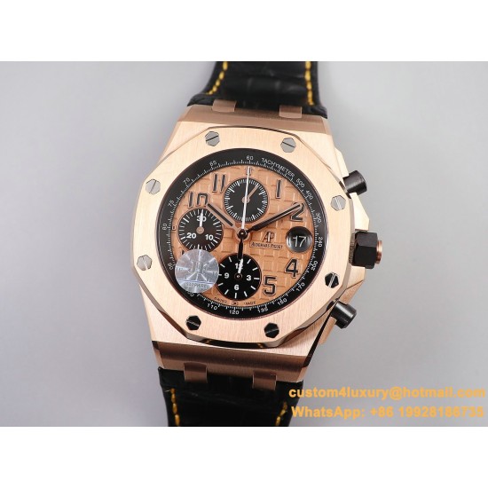 Royal Oak Offshore 26470OR 42mm RG/Le Gold Dial JF A7750