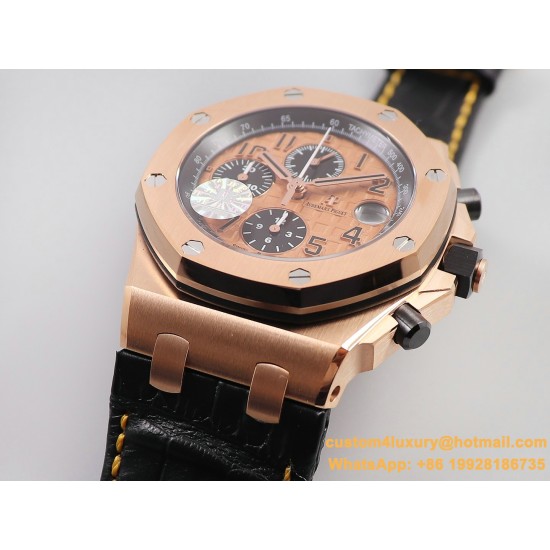 Royal Oak Offshore 26470OR 42mm RG/Le Gold Dial JF A7750