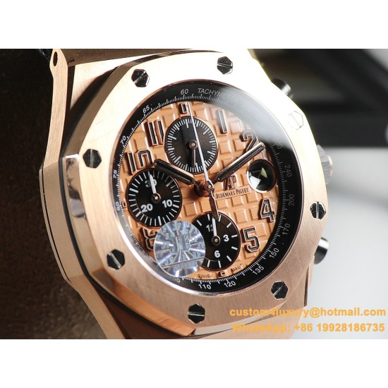 Royal Oak Offshore 26470OR 42mm RG/Le Gold Dial JF A7750