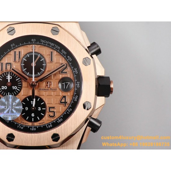 Royal Oak Offshore 26470OR 42mm RG/Le Gold Dial JF A7750