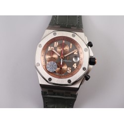 Royal Oak Offshore 26170ST 42mm SS/LE Grey/RG Dial JF A7750