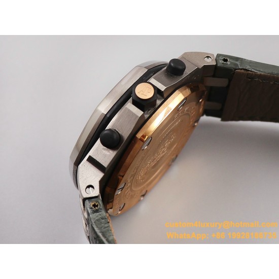 Royal Oak Offshore 26170ST 42mm SS/LE Grey/RG Dial JF A7750
