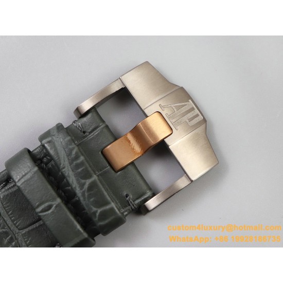 Royal Oak Offshore 26170ST 42mm SS/LE Grey/RG Dial JF A7750