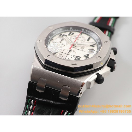 Royal Oak Offshore 26170ST 42mm SS/LE White Dial JF A7750