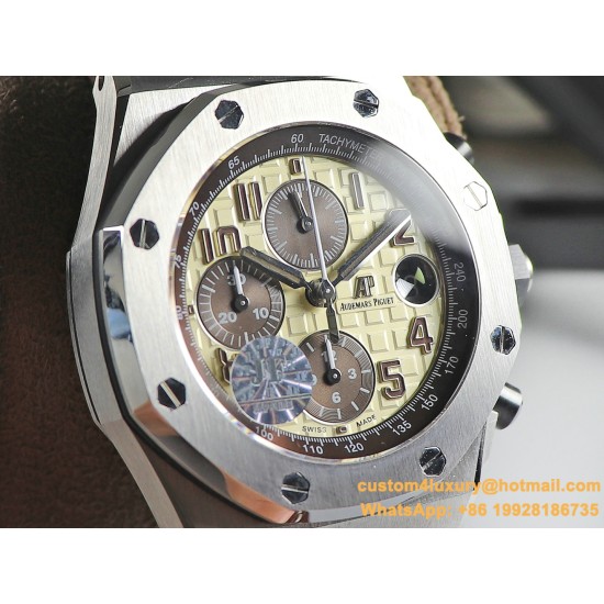 Royal Oak Offshore 26470ST 42mm SS/LE Cream Dial JF A7750