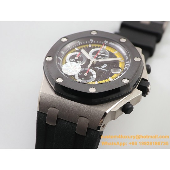 Royal Oak Offshore 26400IO 44mm SS/RU Black/Black JF A3126