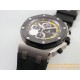 Royal Oak Offshore 26400IO 44mm SS/RU Black/Black JF A3126