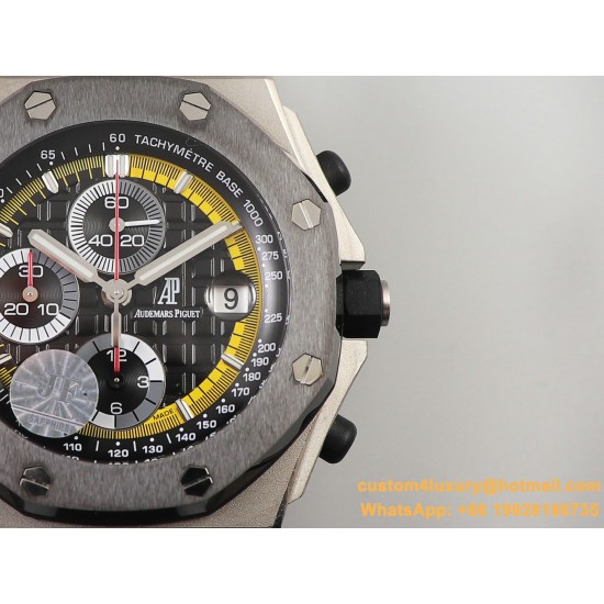 Royal Oak Offshore 26400IO 44mm SS/RU Black/Black JF A3126