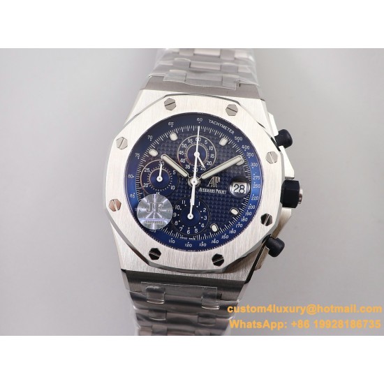Royal Oak Offshore 26237ST 42mm SS/SS Blue Dial JF A7750