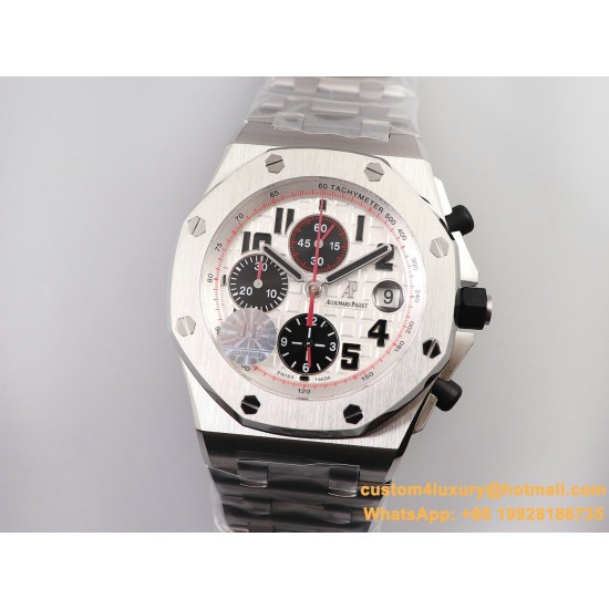 Royal Oak Offshore 26170ST 42mm SS/SS White Dial JF A7750