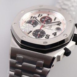 Royal Oak Offshore 26170ST 42mm SS/SS White Dial JF A7750
