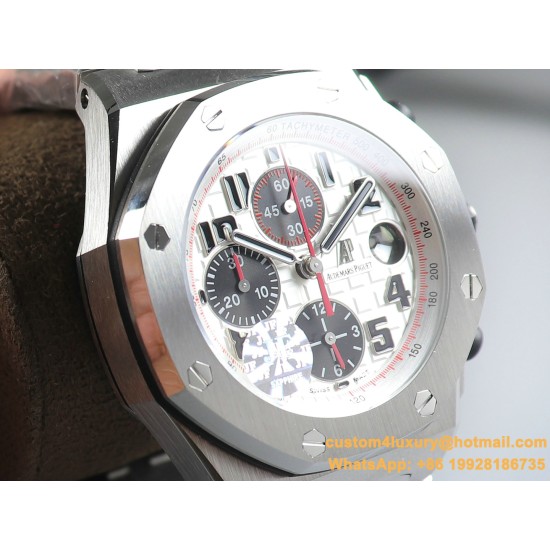 Royal Oak Offshore 26170ST 42mm SS/SS White Dial JF A7750