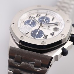 Royal Oak Offshore 26170ST 42mm SS/SS White Dial JF A7750