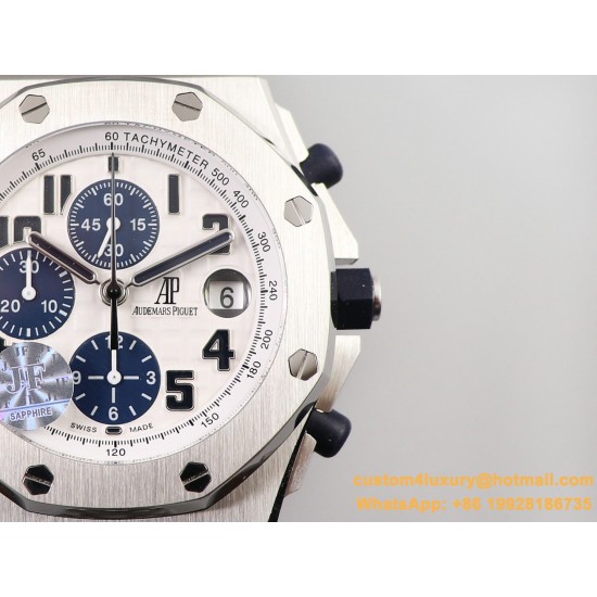 Royal Oak Offshore 26170ST 42mm SS/SS White Dial JF A7750
