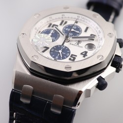 Royal Oak Offshore 26170ST 42mm SS/Le White Dial JF A7750